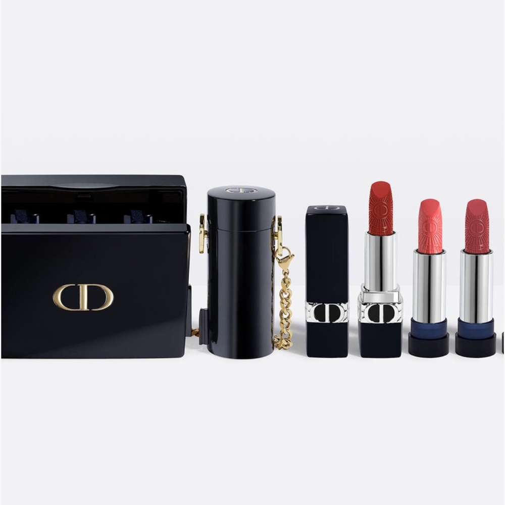 Dior Lipstick Collection - Vibrant Red and Elegant Black